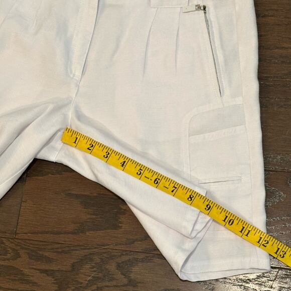 Jamie Sadock White Bermuda Golf Shorts Size 2 - Picture 4 of 7